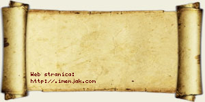 Hana Smolenski vizit kartica